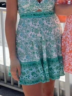Francescas floral dress womens medium